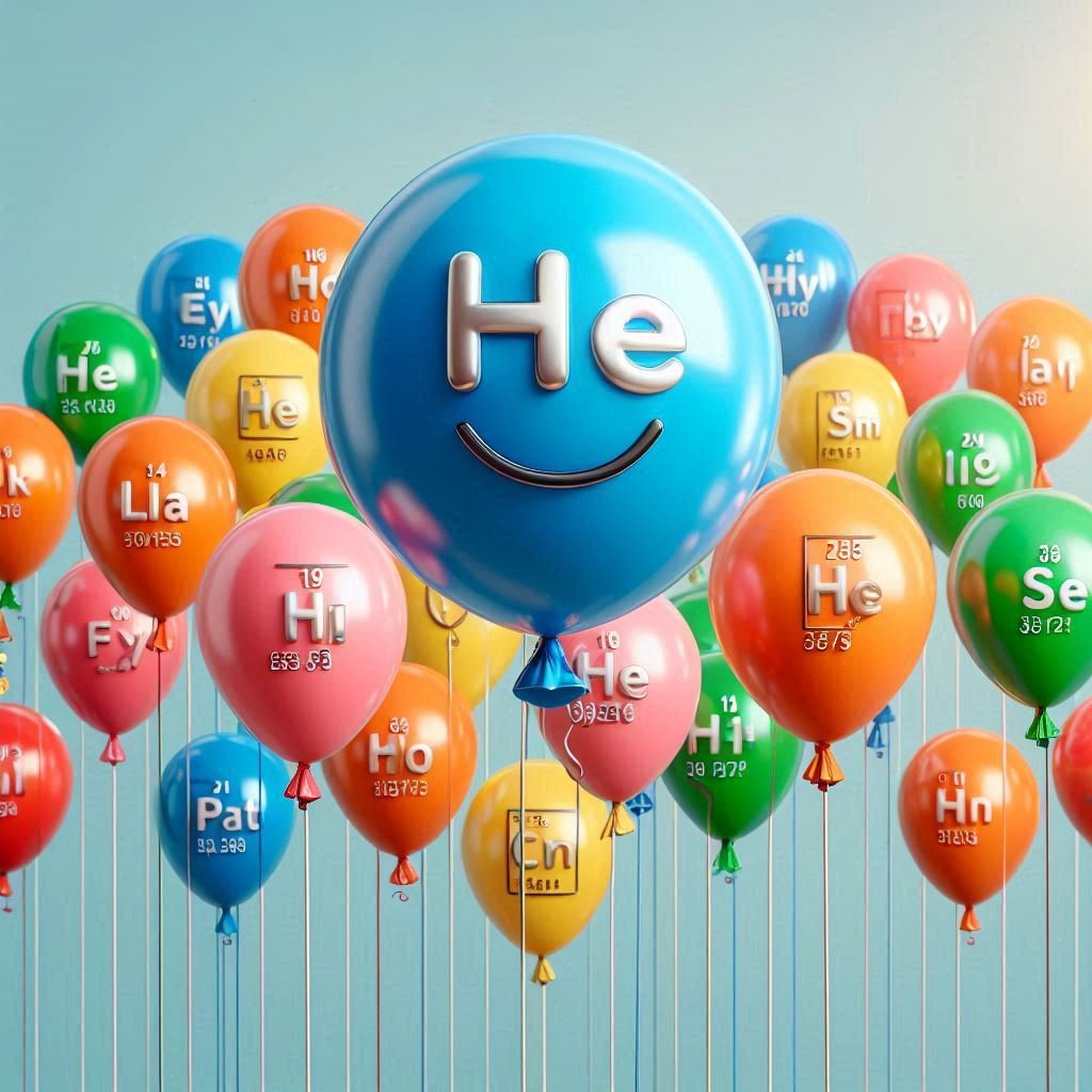 helium (He)